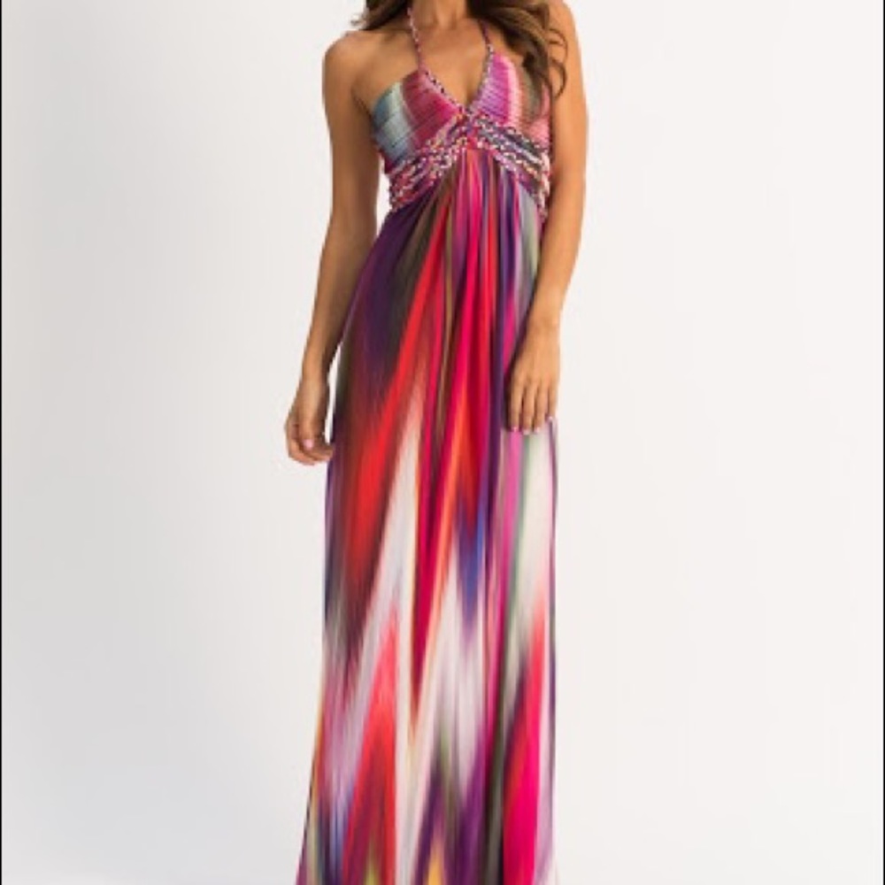 Sky Multi Color Maxi Dress